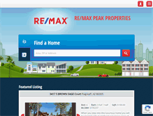 Tablet Screenshot of flagpeakproperties.com